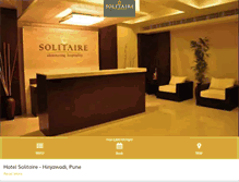 Tablet Screenshot of hotelsolitaire.in